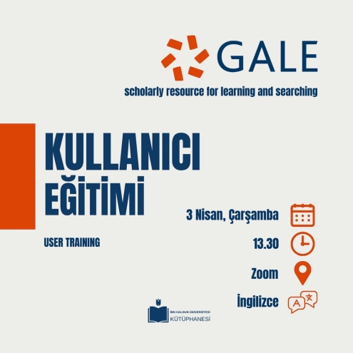 Gale Research Veri Tabanı Kullanıcı Eğitim Semineri